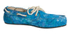 PRAHU "BOAT" SHOE - BLUE PALM <br> $60