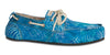 PRAHU "BOAT" SHOE - BLUE PALM <br> $60