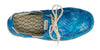 PRAHU "BOAT" SHOE - BLUE PALM <br> $60
