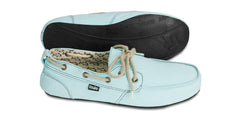 PRAHU "BOAT" SHOE - CHILL BLUE $60